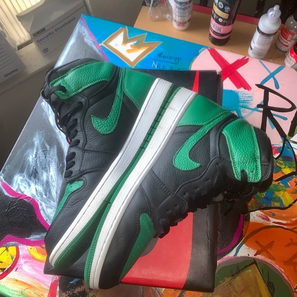 Air Jordan Retro 1 high OG (black/pine/gym red / white - Picture 2 of 7